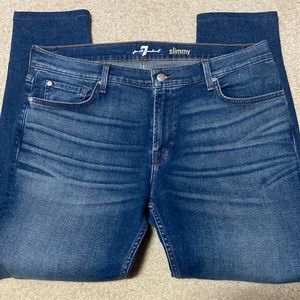 7 for all mankind mens slimmy jeans
